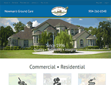 Tablet Screenshot of newmansgroundcare.com